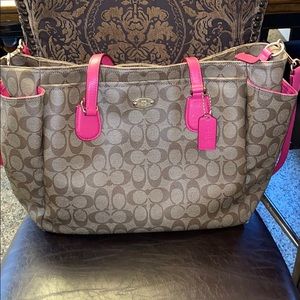 Authentic Coach Diaper Bag